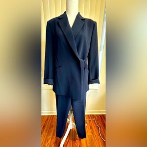 Theory -Nibel Admiral Crepe Double Breasted Blazer